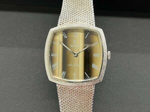 RADO ラドー シルバー 925 コロニー 手巻き メンズ腕時計 文字盤 ブラウン系 稼動品 米RA-04