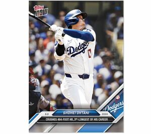 Topps now 161 大谷翔平 141m特大10号ホームランカード02