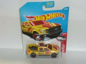 ΔHotwheels 右上65 '15 FORD F-150 黄