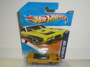 HotWheels 右下105 '70 PONTIAC GTO 黄