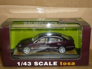 1/43 tosa collection TOYOTA ARISTO S300 Bordeaux Mica