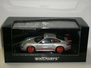 1/43 MINICHAMPS Porsche 911 GT3 RS 2006 銀
