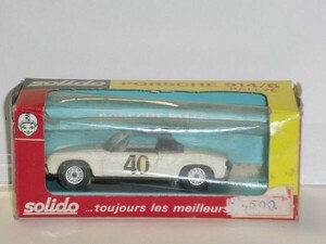 ☆solido PORSCHE 914/6 RALLEY No.40 白 箱痛み