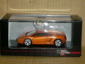 1/43 HIGHSPEED LAMBORGHINI GALLARDO 橙