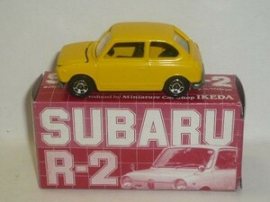 トミカ SUBARU R-2 黄(日本製)