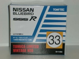 1/64 TOMICA LIMITED VINTAGE NEO LV-N185b NISSAN BLUEBIRD SSS-R チーム・カルソニック 1988年全日本ラリー仕様