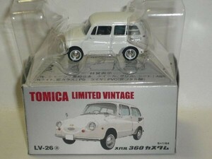 TOMICA LIMITED VINTAGE LV-26a スバル 360 カスタム 白