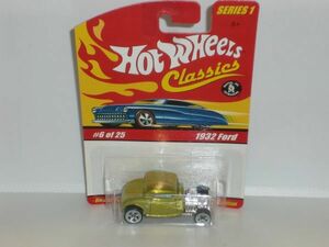 ΔHotWheels Classics 1-6 1932 Ford 黄