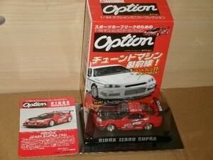 1/64 Aoshima Option minicar collection RIDOX JZA80 SUPRA red 