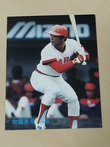 カルビー　野球カード　83年　加藤　英司　No.193 　広島東洋カープ