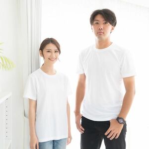 高機能 ドライ 白Tシャツ 無地 抗菌抗ウィルス size S 2枚セット 新品 訳有商品 処分特価