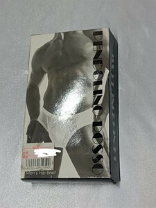 2-48 男性用　下着　長期保存　レトロ　ブリーフ　綿100％　Mサイズ　PENDOLINOROSSO