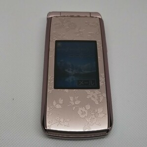 M032 docomo FOMA らくらくホン F-09B FUJITSU 富士通/ガラケー/ケータイ 簡易動作確認＆簡易清掃＆初期化OK 判定○ 現状品 送料無料 の画像4