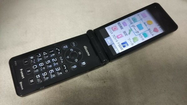 DG4713 docomo SIMフリー P-smart P-01J Panasonic 4Gガラホ 簡易確認＆簡易清掃＆初期化OK 判定○ WebにてSIMロック解除手続受付済み