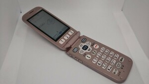 M054 docomo FOMA らくらくホン F-08C FUJITSU 富士通/ガラケー/ケータイ 簡易動作確認＆簡易清掃＆初期化OK 判定○ 現状品 送料無料　