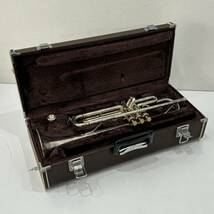●ヤマハ YTR3320S トランペット YAMAHA シルバー 金管楽器 吹奏楽 ハードケース付き シリアルNo.005335 B994_画像1