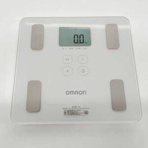 * operation goods Omron HBF-228T-SW weight body composition meter OMRON shiny white kalada scan scales hell s meter M1616