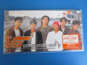 ★程度良好★V6★GENERATION GAP/初回限定ピクチャーCD★学校へ行こうタイアップシール付き/8cmCD★送料185円★