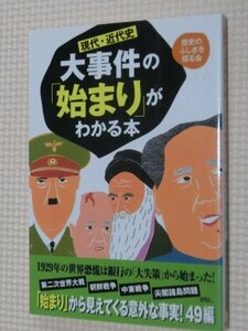 特価品！一般書籍 現代・近代史 大事件の「始まり」がわかる本 歴史のふしぎを探る会（著）