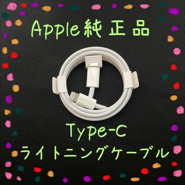 Apple 純正品 ライトニングケーブル Type-C 1m iphone付属品 正規品 タイプC iphone