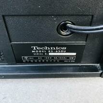 Technics RS-630U テクニクス カセットデッキ テープ再生確認済み 巻き戻し、早送り回転確認済み 現状品_画像7