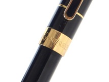 E17446 美品 Yves Saint Laurent イヴサンローラン ボールペン ヴィンテージ ブラック×ゴールド 筆記具 ノック式_画像6