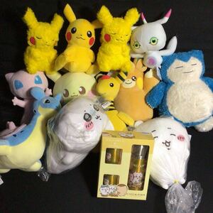 ちいかわ　ポケモン 等　ぬいぐるみ まとめ売り　ハチワレ　モモンガ　ピカチュウ ポケットモンスター　カビゴン　ミュウ　ポケピース