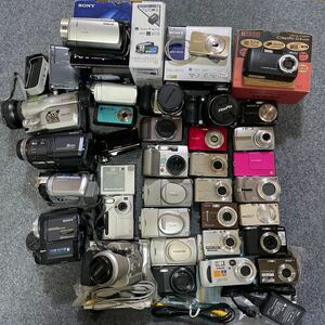  Junk summarize large amount compact digital camera video camera digital camera SONY Panasonic OLYMPUS etc. total 35 pcs A2530000