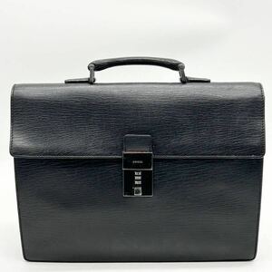 ●高級●GUCCI グッチ ビジネスバッグ トート ブリーフケース 鞄 かばん ダイヤルロック A4可 PC可 本革 レザー メンズ 黒 ブラック