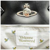 ●高級●Vivienne Westwood ヴィヴィアンウエストウッド 2wayハンドバッグ ショルダーバッグ 鞄 かばん オーブ レザー 斜め掛け可 ブラック_画像10