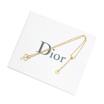 （新品・未使用品）クリスチャンディオール Christian Dior パール ロゴ プチ Petit CD ネックレス ペンダント ゴールド N1390PTCRS 箱付_画像2