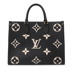 （新品・未使用品）ルイ ヴィトン LOUIS VUITTON オンザゴー MM 2way ショルダー ハンドバッグ モノグラムアンプラント ブラック M45495