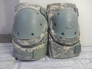 W57 未使用！極上品！サイズS ◆BIJAN（B.P.E）製 ACUカラー タクティカルニーパッド◆米軍◆サバゲー！自転車！バイク！