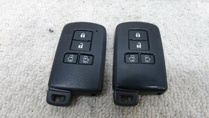  б/у Toyota Noah ZRR80G "умный" ключ дистанционный ключ обе стороны с электроприводом скользящий 2 шт. комплект ( полки 2941-D305)