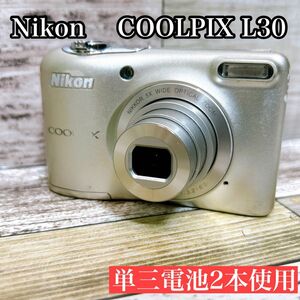 コンパクトデジタルカメラ　Nikon COOLPIX L30 2005万画素