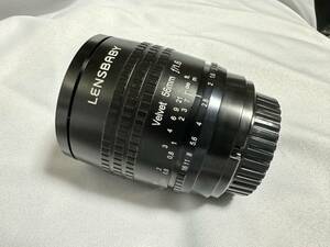 【中古　美品】Lensbaby Velvet 56mm f1.6 SONY Eマウント