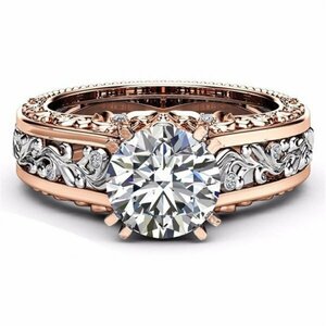 [ free shipping /ba year carefuly selected * today. Medama commodity!! abroad direct import ] pink gold finishing / large grain diamond CZ brilliant te The Yinling g