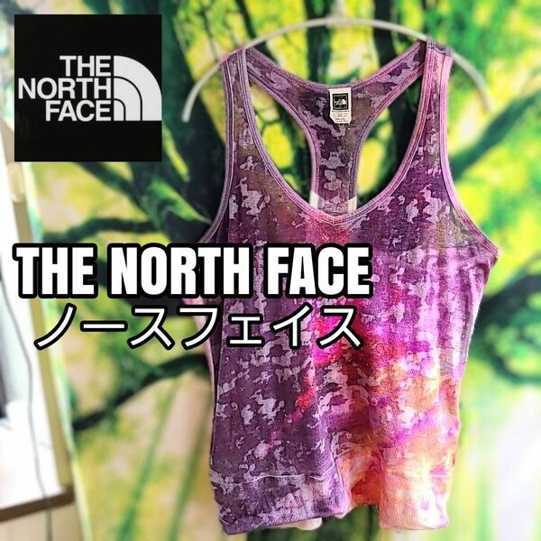 ノースフェイス the North FACE コットン素材 タンクトップ 透け感 ヨガ ジムウエア 重ね着 トレーニングウエア