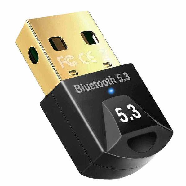 Bluetooth5.3超低遅延　ドライバー不要　挿し込で即利用　Bluetoothアダプタ 低遅延 無線 超小型 