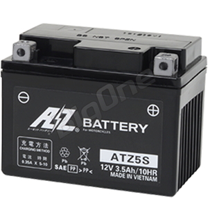 AZバッテリー 充電済 モンキー125 ソニック WAVE ウェーブ CLICK DREAM125 Fino グロム GROM MSX125 ATZ5S 互換 YTZ5S GTZ5S
