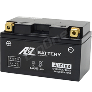 AZバッテリー 充電済 MT07ドラッグスタークラシック400 シャドウスラッシャー400 MT09 ZX-10R ATZ10-S 互換 YTZ10S FTZ10S RBTZ10S DYTZ10S