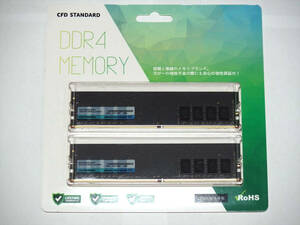 ★新品 CFD デスクトップ用 メモリ DDR4-3200 (PC4-25600) 8GBx2枚 計16GB W4U3200CS-8G ◆送料無料
