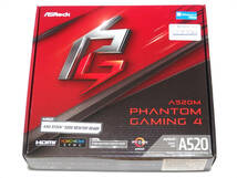 ★新品 マザーボード ASRock A520M Phantom Gaming 4 /M-ATX A520 AM4 ゲーミング向けに豊富な機能_画像1