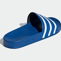 格安送料! 25.5cm イタリア製 新品 adidas originals ADILETTE アディダスオリジナルス アディダス サンダル シャワーサンダル ベナッシ 青_画像5