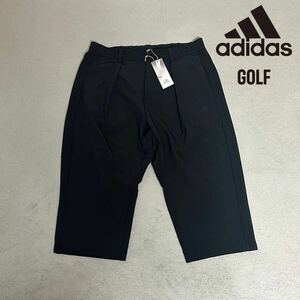 送料360円 2XLサイズ adidas GOLF 七分丈 ストレッチ パンツ 薄手 カプリパンツ 7分丈 ゴルフパンツ トレーニングパンツ 黒 ブラック 3L XO