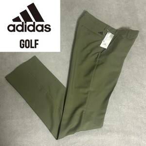 送料360円 79cm 新品 adidas GOLF テーパードパンツ メンズ ULTIMATE365 ゴルフパンツ UPF50+ ゴルフウェア ストレッチ 撥水 カーキ 春夏