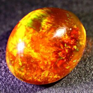  most high quality &. color eminent!!2.680ct natural fire opal Mexico production < unset jewel loose fire - opal fire opal gem jewelry natural natural>