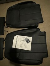 即納　未使用品　２００系　ハイエースワゴン　GL　ブラック　シートカバー　１台分　１０席　送料2500円 東京池袋_画像6