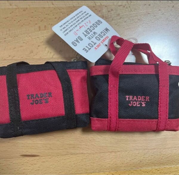 トレーダージョーズ エコバッグ TRADER Joe’s ショッピングバッグ キーホルダー付き
