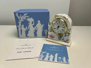 【5/69ES】WEDGWOOD ウェッジウッド　置き時計 SWEET PLUM 動作未確認